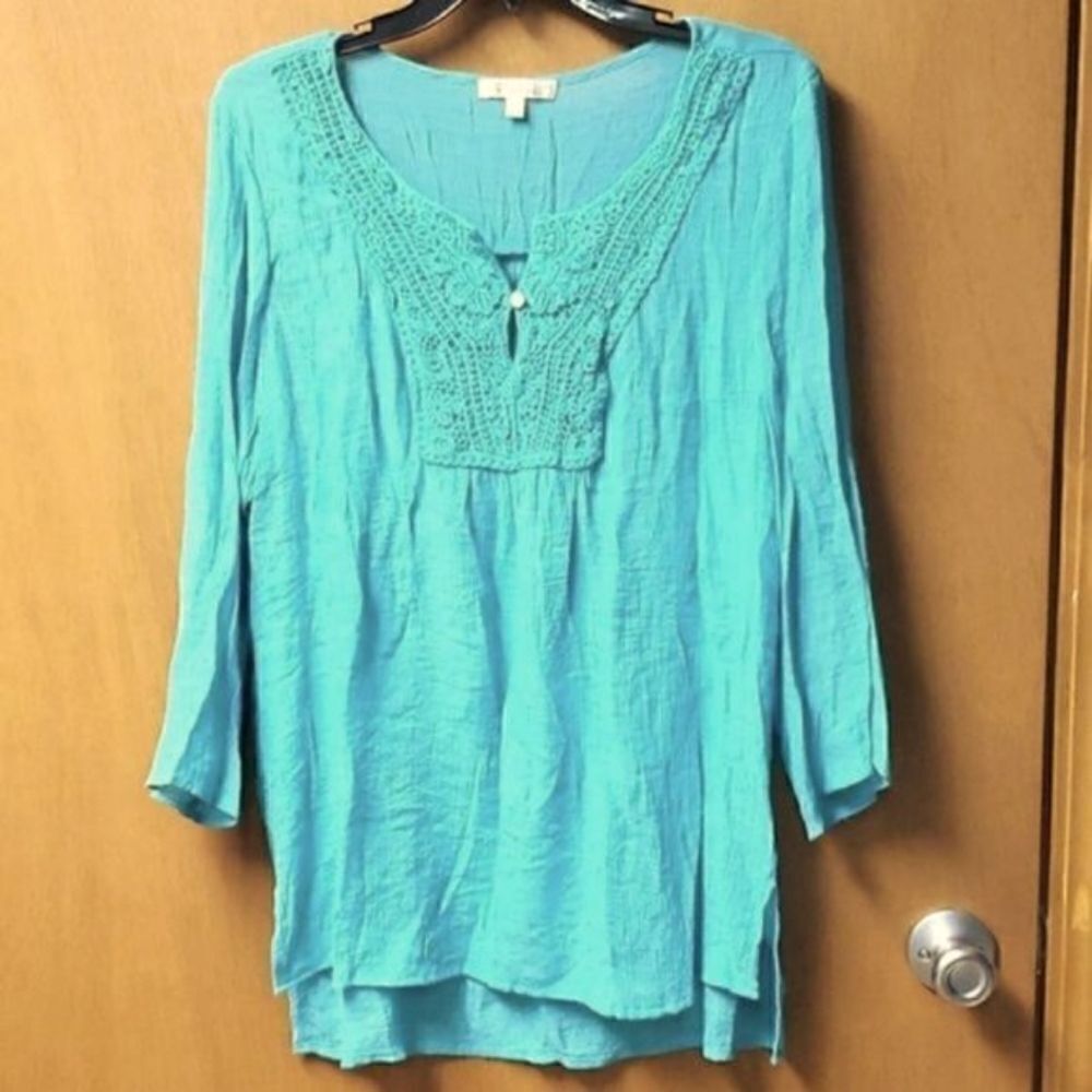 Lace blouse by Spense, xl